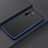 Coque Contour Silicone et Plastique Housse Etui Mat R01 pour Huawei P40 Lite 5G Bleu