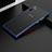 Coque Contour Silicone et Plastique Housse Etui Mat R01 pour Samsung Galaxy Note 10 5G Bleu