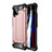 Coque Contour Silicone et Plastique Housse Etui Mat WL1 pour Samsung Galaxy A42 5G Or Rose
