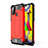 Coque Contour Silicone et Plastique Housse Etui Mat WL1 pour Samsung Galaxy M31 Prime Edition Rouge