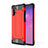 Coque Contour Silicone et Plastique Housse Etui Mat WL1 pour Samsung Galaxy Note 10 Plus 5G Rouge