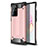 Coque Contour Silicone et Plastique Housse Etui Mat WL1 pour Samsung Galaxy Note 20 Ultra 5G Or Rose