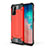 Coque Contour Silicone et Plastique Housse Etui Mat WL1 pour Samsung Galaxy S20 Plus Rouge