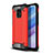 Coque Contour Silicone et Plastique Housse Etui Mat WL1 pour Xiaomi Redmi 10X 5G Rouge