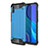 Coque Contour Silicone et Plastique Housse Etui Mat WL1 pour Xiaomi Redmi 9i Bleu