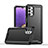 Coque Contour Silicone et Plastique Housse Etui Protection Integrale 360 Degres Q01W pour Samsung Galaxy M32 5G Noir