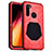 Coque Contour Silicone et Plastique Housse Etui Protection Integrale 360 Degres R01 pour Xiaomi Redmi Note 8T Rouge