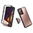 Coque Contour Silicone et Plastique Housse Etui Protection Integrale 360 Degres R04 pour Samsung Galaxy Note 20 Ultra 5G Noir Petit