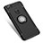 Coque Contour Silicone et Plastique Mat avec Support Bague Anneau pour OnePlus 5T A5010 Noir Petit