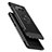 Coque Contour Silicone et Plastique Mat avec Support Bague Anneau pour Samsung Galaxy Note 8 Duos N950F Noir