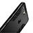 Coque Contour Silicone et Plastique Mat avec Support pour Huawei Enjoy 7S Noir Petit