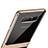 Coque Contour Silicone et Plastique Mat avec Support pour Samsung Galaxy Note 8 Duos N950F Or Petit