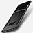 Coque Contour Silicone et Plastique Mat avec Support pour Samsung Galaxy S8 Plus Noir