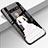 Coque Contour Silicone et Vitre Dos de Fille Miroir Etui Housse K01 pour Samsung Galaxy S10 Blanc
