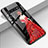 Coque Contour Silicone et Vitre Dos de Fille Miroir Etui Housse K01 pour Samsung Galaxy S10 Rouge et Noir