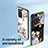 Coque Contour Silicone et Vitre Fleurs Miroir Etui Housse pour OnePlus Nord N20 SE Petit