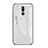 Coque Contour Silicone et Vitre Miroir Housse Etui Degrade Arc en Ciel pour Huawei Mate 10 Lite Blanc
