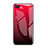 Coque Contour Silicone et Vitre Miroir Housse Etui Degrade Arc en Ciel pour Huawei Nova 2S Rouge