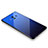Coque Contour Silicone et Vitre Miroir Housse Etui M01 pour Huawei Mate 10 Bleu