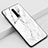 Coque Contour Silicone et Vitre Motif Fantaisie Miroir Etui Housse K01 pour Xiaomi Mi 9T Pro Blanc