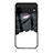Coque Contour Silicone et Vitre Motif Fantaisie Miroir Etui Housse LS1 pour Google Pixel 7 Pro 5G Noir