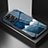 Coque Contour Silicone et Vitre Motif Fantaisie Miroir Etui Housse LS1 pour OnePlus Nord 2T 5G Bleu