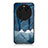 Coque Contour Silicone et Vitre Motif Fantaisie Miroir Etui Housse LS1 pour Oppo Find X6 Pro 5G Bleu