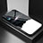 Coque Contour Silicone et Vitre Motif Fantaisie Miroir Etui Housse LS1 pour Samsung Galaxy M02 Noir