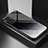 Coque Contour Silicone et Vitre Motif Fantaisie Miroir Etui Housse LS1 pour Samsung Galaxy M13 4G Gris