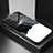 Coque Contour Silicone et Vitre Motif Fantaisie Miroir Etui Housse LS1 pour Samsung Galaxy M13 4G Noir