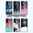 Coque Contour Silicone et Vitre Motif Fantaisie Miroir Etui Housse LS1 pour Samsung Galaxy M13 4G Petit