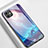 Coque Contour Silicone et Vitre Motif Fantaisie Miroir Etui Housse M01 pour Apple iPhone 11 Colorful