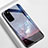 Coque Contour Silicone et Vitre Motif Fantaisie Miroir Etui Housse M01 pour Samsung Galaxy S20 5G Marron