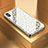 Coque Contour Silicone et Vitre Motif Fantaisie Miroir Etui Housse pour Apple iPhone Xs Blanc