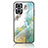 Coque Contour Silicone et Vitre Motif Fantaisie Miroir Etui Housse pour Oppo F21s Pro 5G Vert