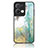 Coque Contour Silicone et Vitre Motif Fantaisie Miroir Etui Housse pour Oppo Reno8 Pro+ Plus 5G Petit