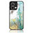 Coque Contour Silicone et Vitre Motif Fantaisie Miroir Etui Housse pour Oppo Reno9 5G Petit