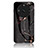 Coque Contour Silicone et Vitre Motif Fantaisie Miroir Etui Housse pour Realme 11 Pro+ Plus 5G Or et Noir