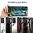 Coque Contour Silicone et Vitre Motif Fantaisie Miroir Etui Housse pour Samsung Galaxy A05s Petit