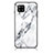 Coque Contour Silicone et Vitre Motif Fantaisie Miroir Etui Housse pour Samsung Galaxy A42 5G Blanc