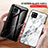Coque Contour Silicone et Vitre Motif Fantaisie Miroir Etui Housse pour Samsung Galaxy A42 5G Petit