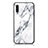 Coque Contour Silicone et Vitre Motif Fantaisie Miroir Etui Housse pour Samsung Galaxy A50S Blanc
