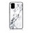 Coque Contour Silicone et Vitre Motif Fantaisie Miroir Etui Housse pour Samsung Galaxy A51 4G Blanc Petit
