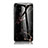 Coque Contour Silicone et Vitre Motif Fantaisie Miroir Etui Housse pour Samsung Galaxy A51 4G Or et Noir Petit