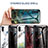 Coque Contour Silicone et Vitre Motif Fantaisie Miroir Etui Housse pour Samsung Galaxy M11 Petit
