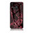 Coque Contour Silicone et Vitre Motif Fantaisie Miroir Etui Housse pour Samsung Galaxy M20 Rouge
