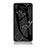 Coque Contour Silicone et Vitre Motif Fantaisie Miroir Etui Housse pour Samsung Galaxy M30 Noir