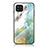 Coque Contour Silicone et Vitre Motif Fantaisie Miroir Etui Housse pour Samsung Galaxy M32 4G Petit