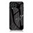 Coque Contour Silicone et Vitre Motif Fantaisie Miroir Etui Housse pour Samsung Galaxy M33 5G Noir