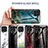 Coque Contour Silicone et Vitre Motif Fantaisie Miroir Etui Housse pour Samsung Galaxy M33 5G Petit